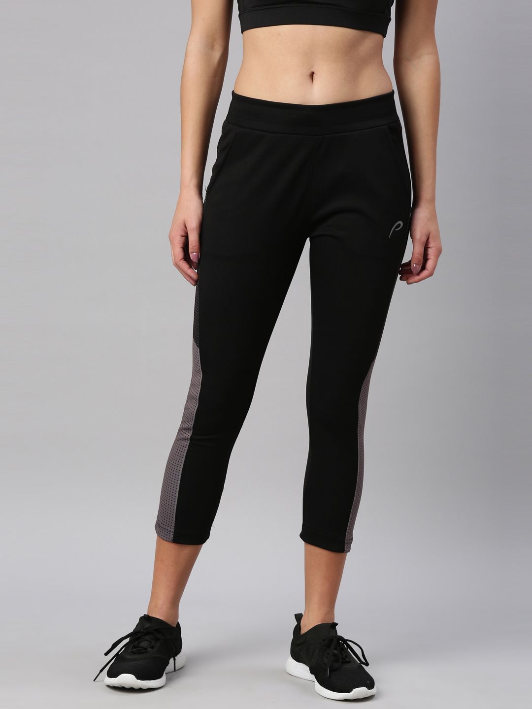 CHKOKKO Women Skinny Fit Yoga Track Pants Stretchable Gym Legging Tights  Black Maroon Size XXL,Size -